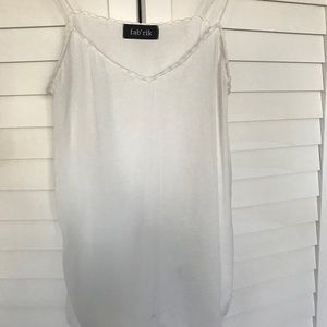 Silky White Tank
